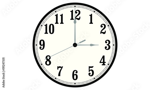 clock with separate hands