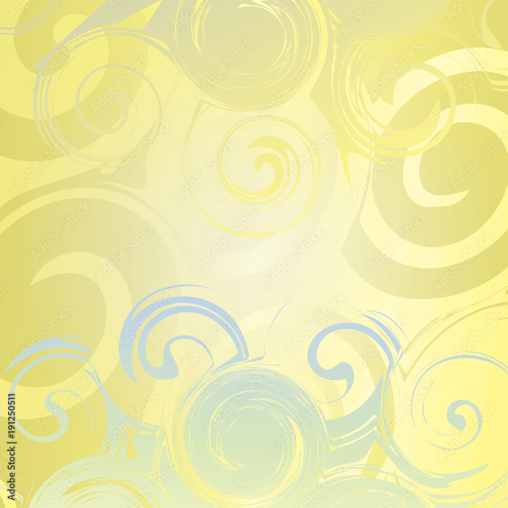 Abstract Orange background with circles from monograms. Abstract Orange background with circles from monograms.