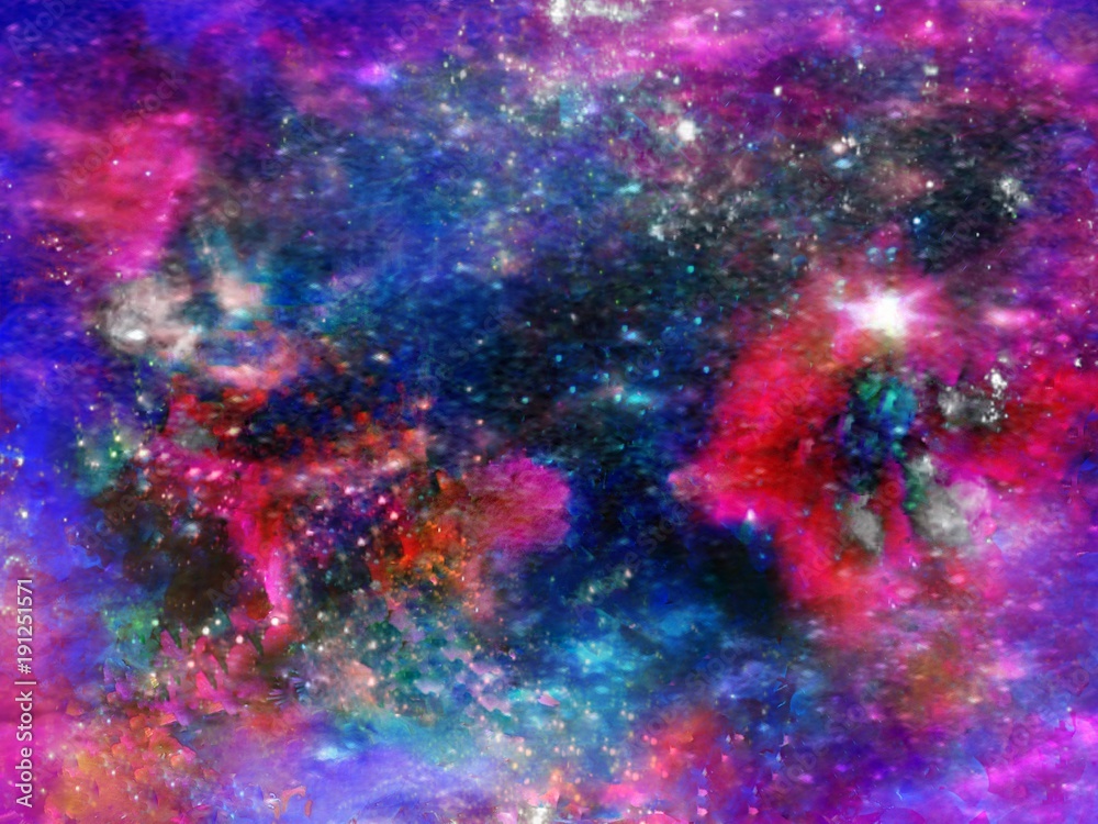 Bright Neon Supernova Galaxy 