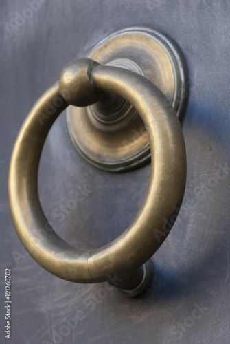 Metal door knob