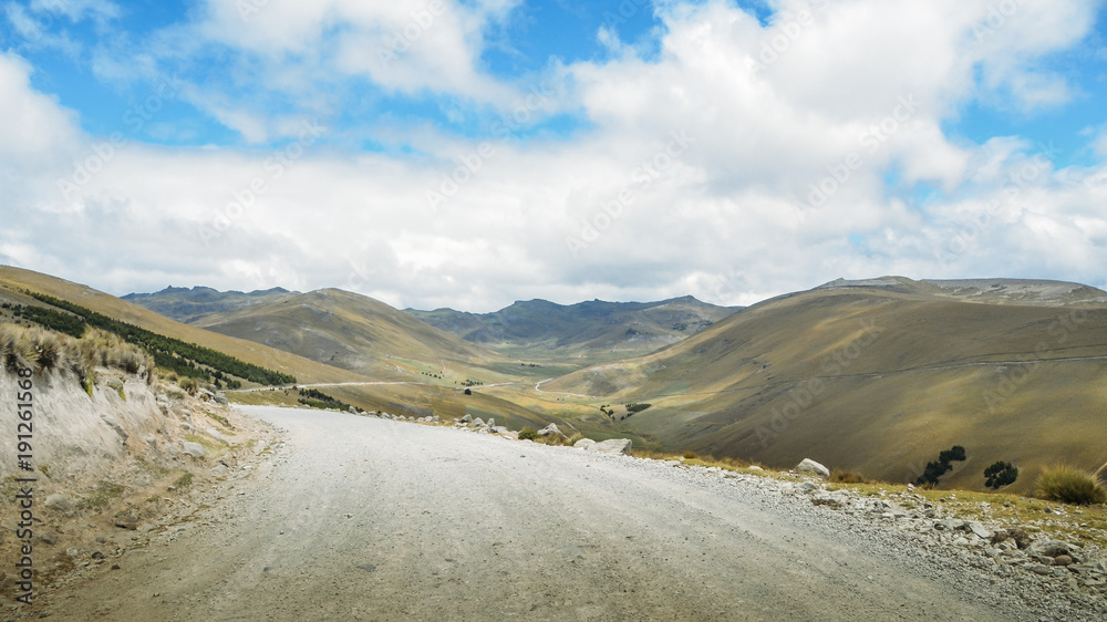 Andean landscape in Salinas de Guaranda, Bolivar province, Ecuador Andean landscape in Salinas de Guaranda, Bolivar province, Ecuador