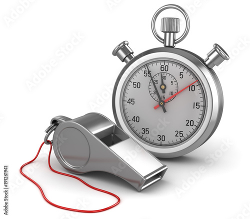 Whistle and Stopwatch