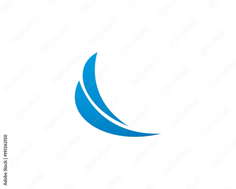 Naklejka premium Falcon Wing Logo Template