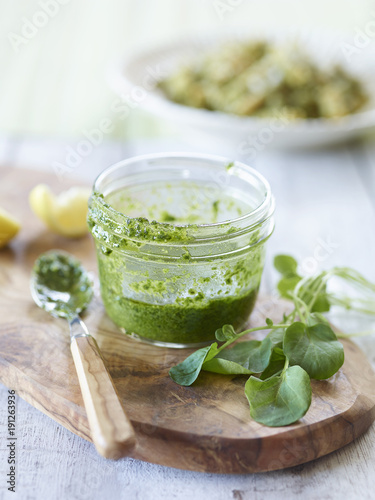 Watercress Moringa Pesto