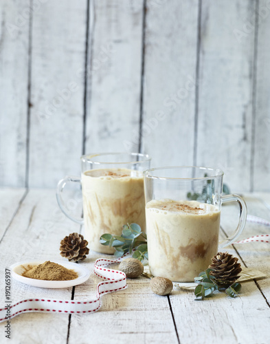 Mushroom Chocolate Eggnog