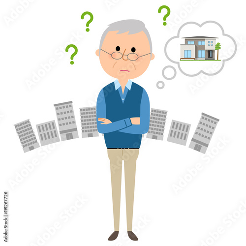 シニア男性　迷子