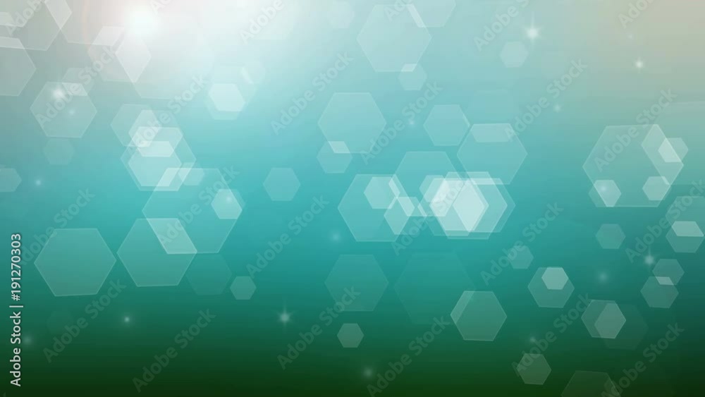 Abstract green hexagon pattern - seamless looping, alpha channel and 4K
