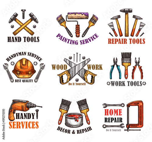 Repair tool sketch for home construction design