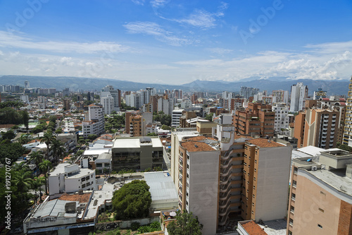 Panoramic city of Bucaramanga, Colombia.