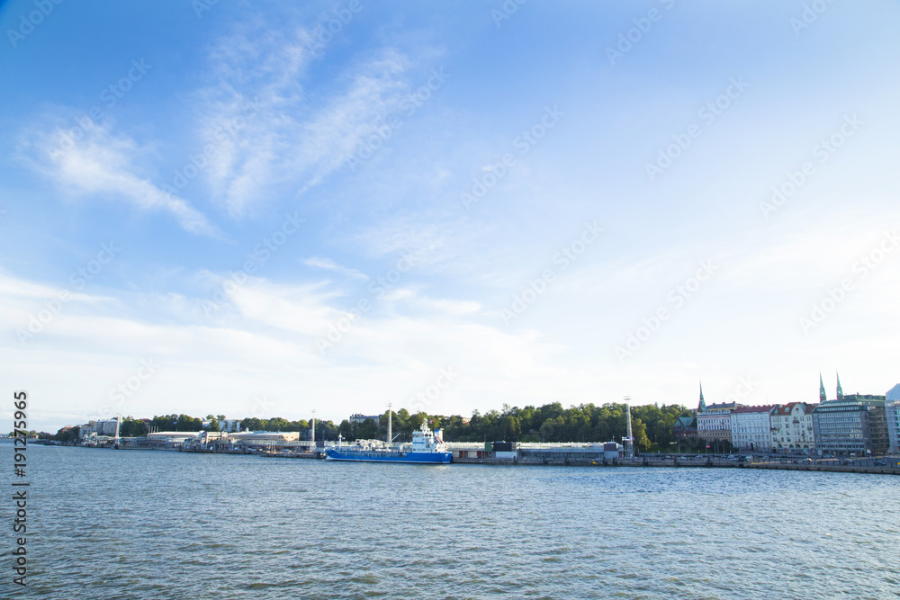 Suomenlinna islands and ferry