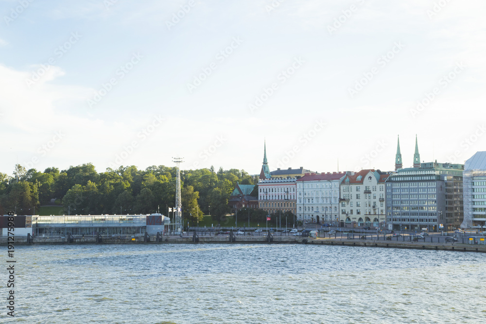 Obraz premium ヘルシンキ南港 シリヤラインターミナル