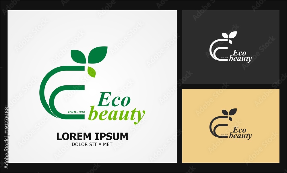 green eco beauty logo