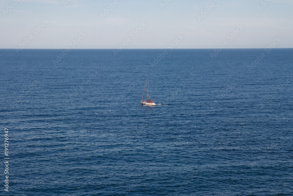 Boat in the sea