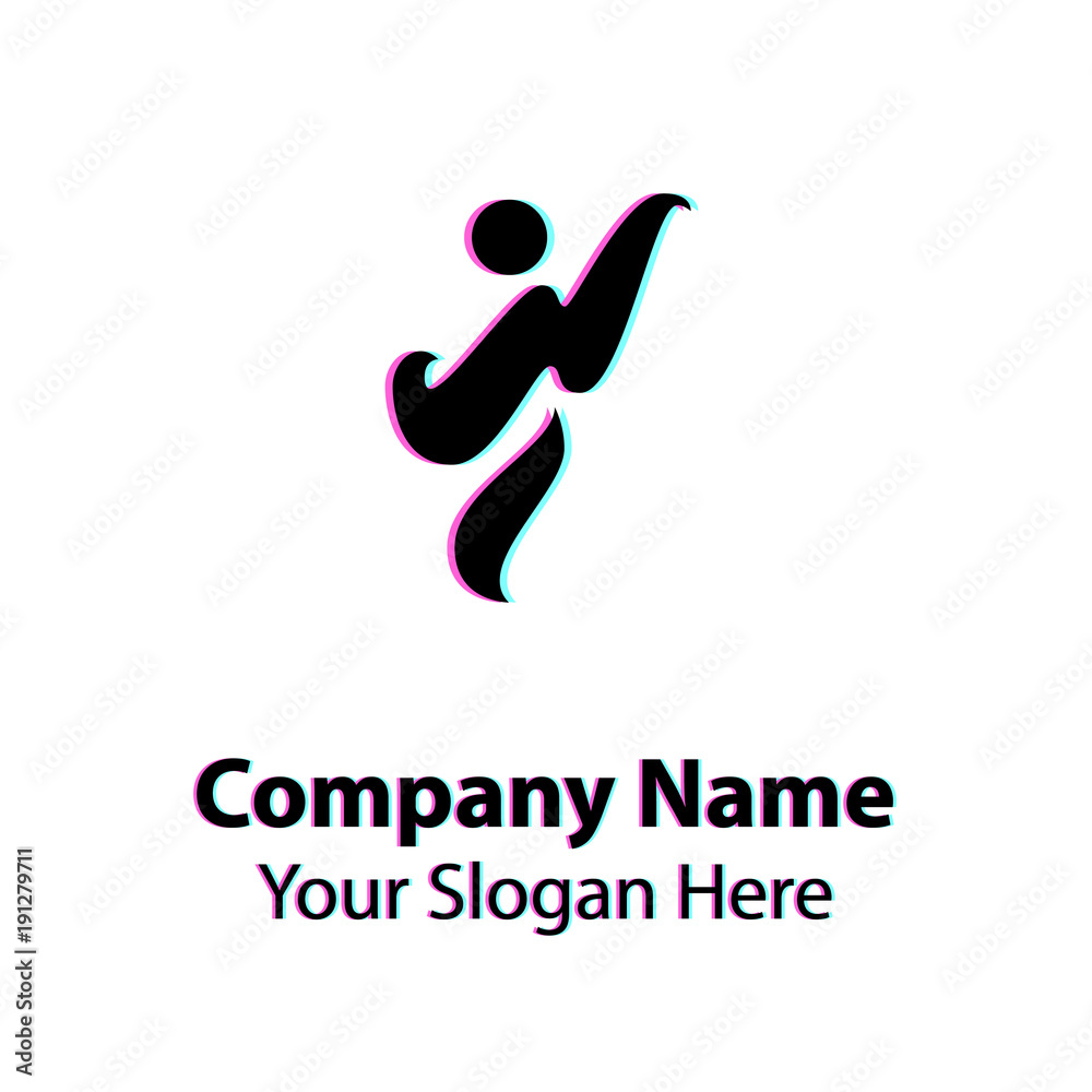 Abstract graphic icon, logo design template, symbol for company Abstract graphic icon, logo design template, symbol for company