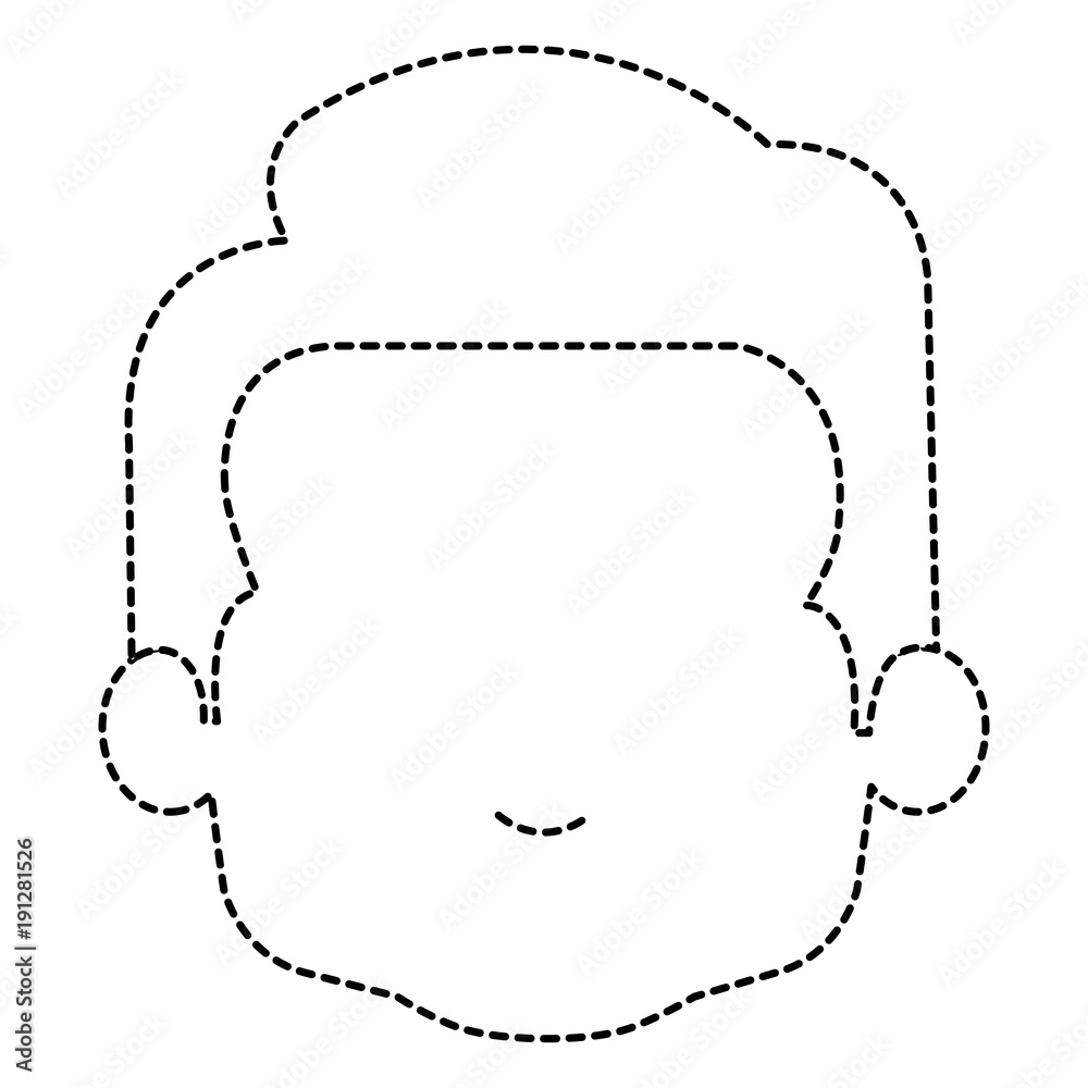 cute and little boy head vector illustration design cute and little boy head vector illustration design