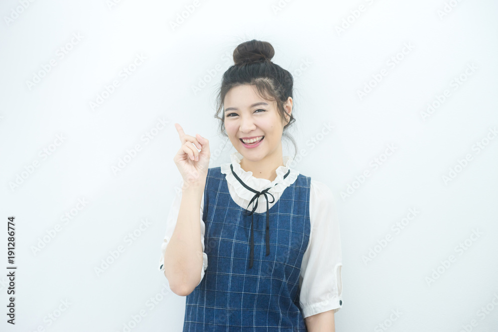 Happy Healthy woman smiling and looking to camera Happy Healthy woman smiling and looking to camera