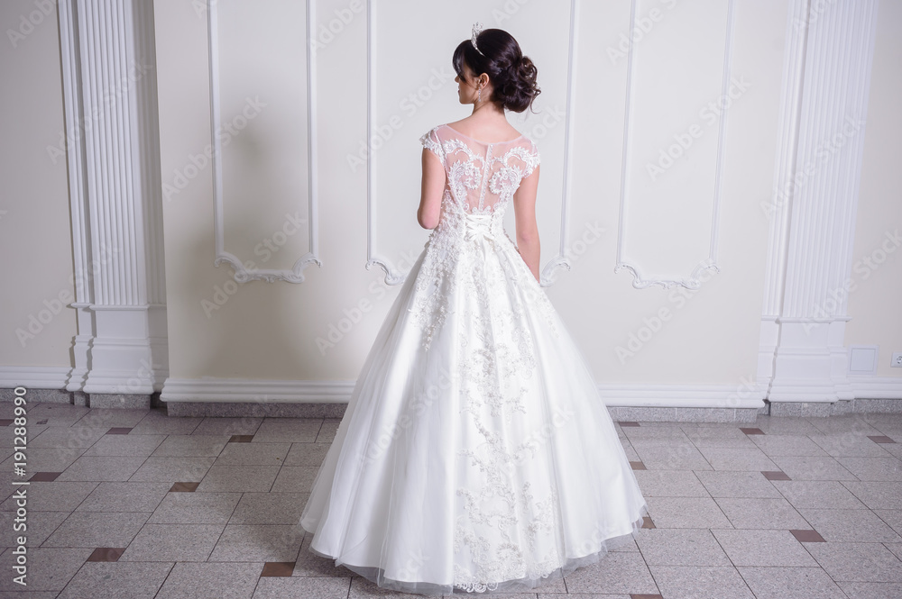 Beautiful bride in wedding dress Beautiful bride in wedding dress
