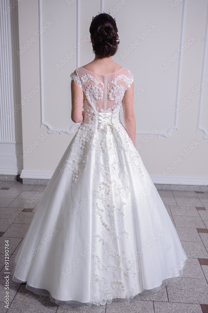 Beautiful bride in wedding dress Beautiful bride in wedding dress