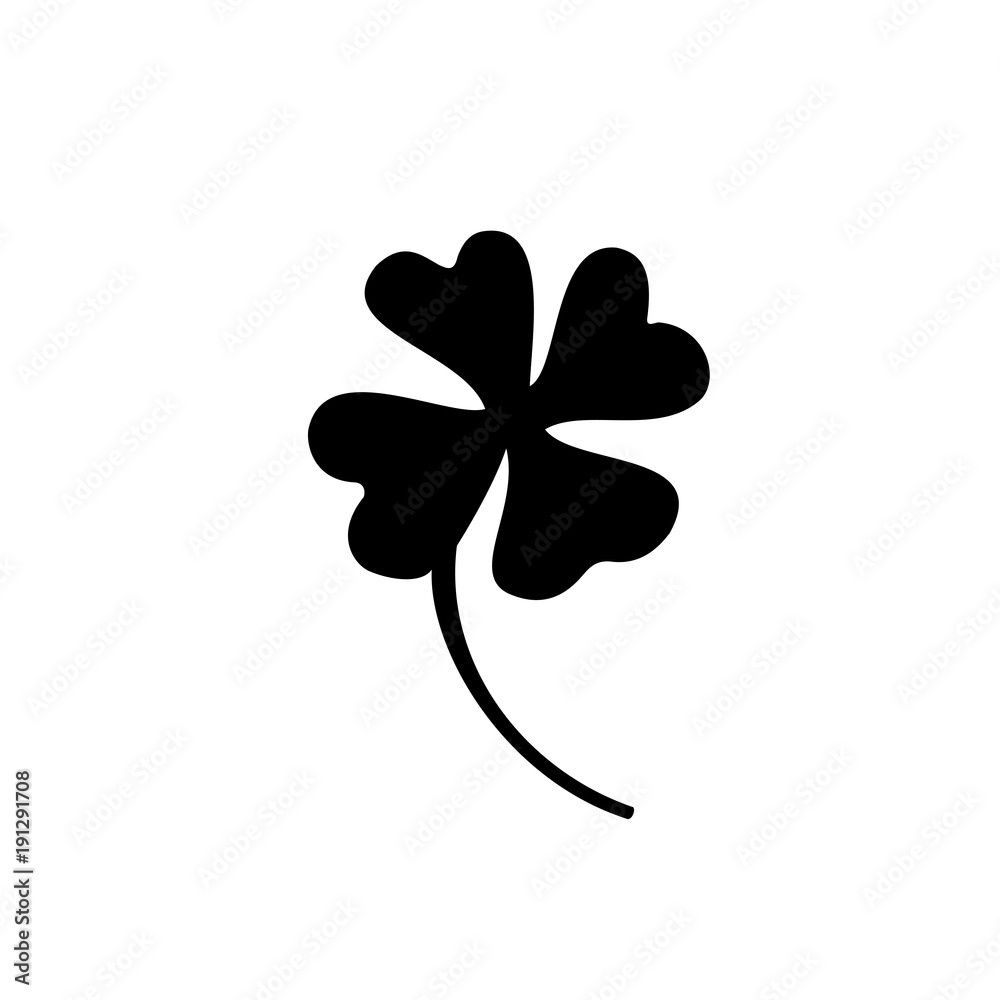 Four leaf clover icon. St Patrick day vector. Vector illustration. Four leaf clover icon. St Patrick day vector. Vector illustration.