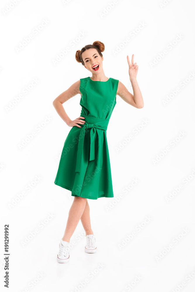 Full length portrait of a pretty young girl Full length portrait of a pretty young girl