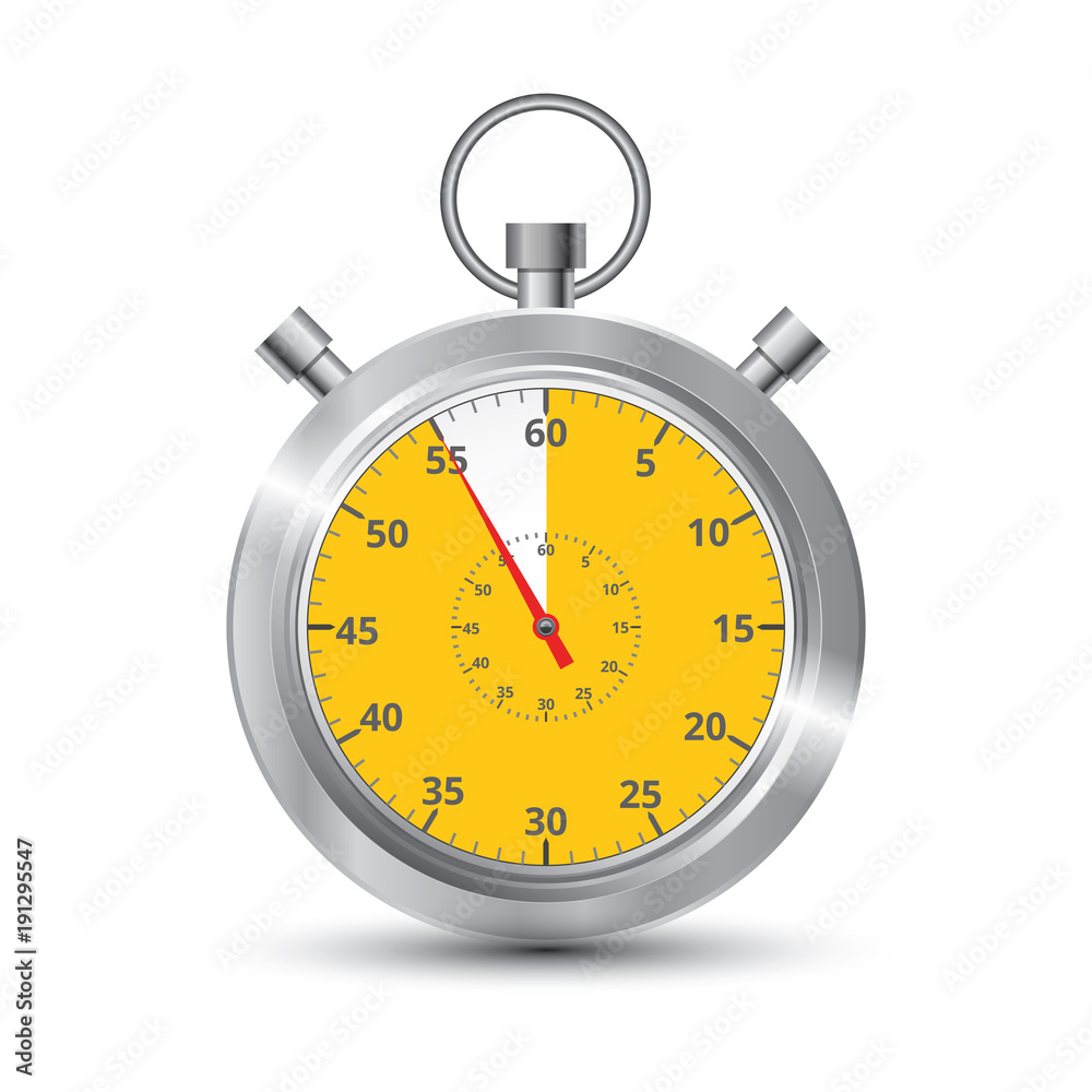 Realistic image of a sports stopwatch. Symbol competition Realistic image of a sports stopwatch. Symbol competition