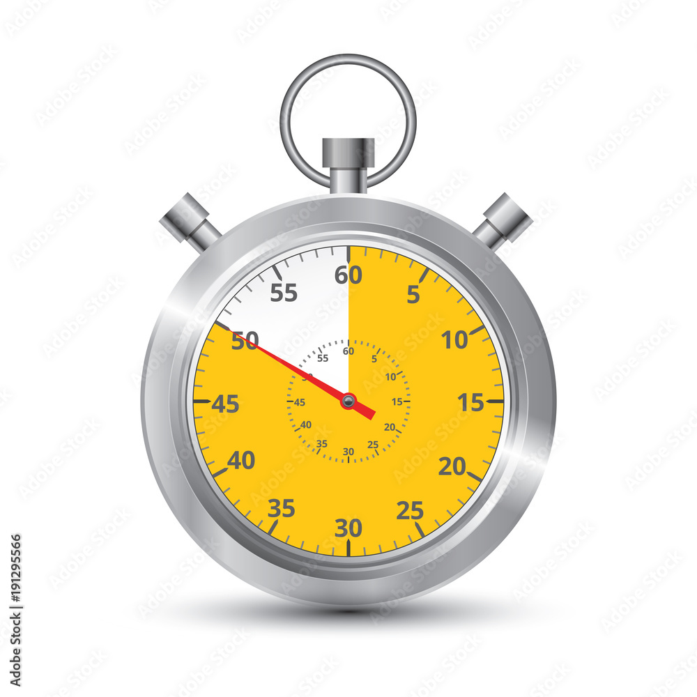 Realistic image of a sports stopwatch. Symbol competition Realistic image of a sports stopwatch. Symbol competition