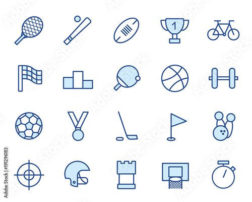 Sports Vector Icon Set