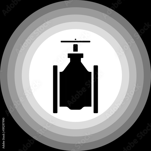 Piped valve in minimalist design