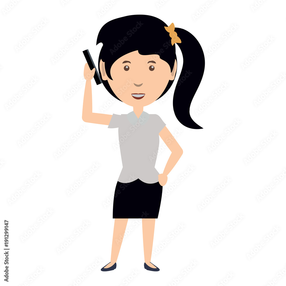 cartoon businesswoman icon cartoon businesswoman icon