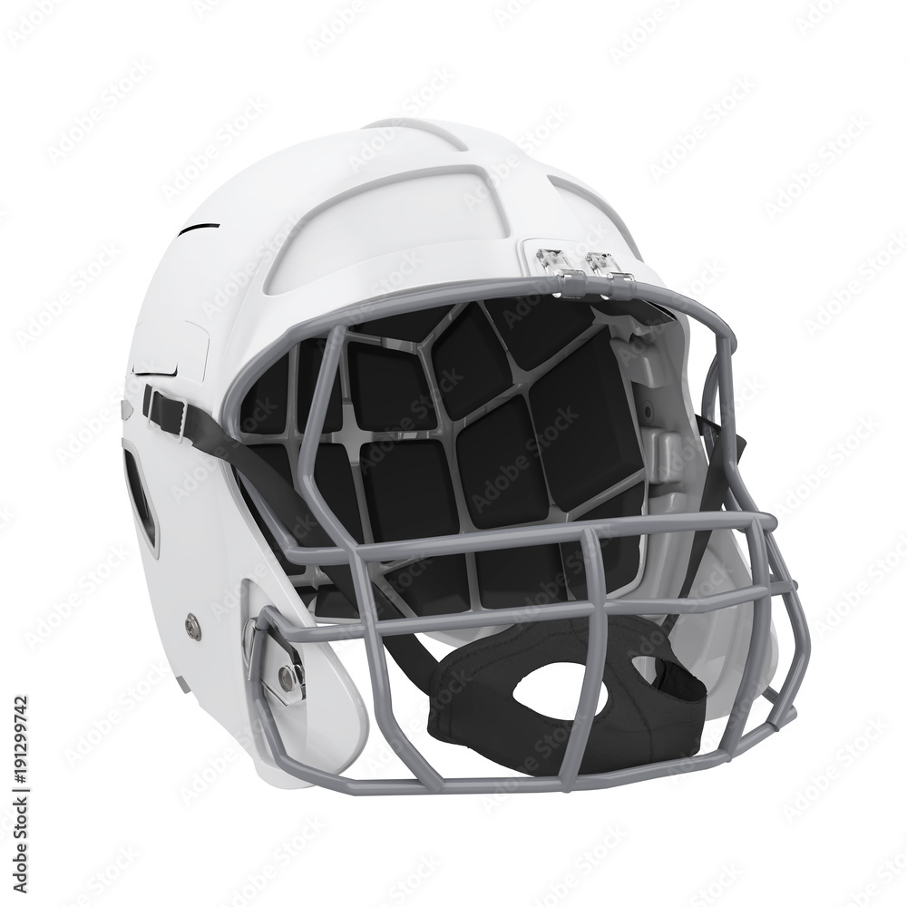 American Football Helmet Isolated American Football Helmet Isolated