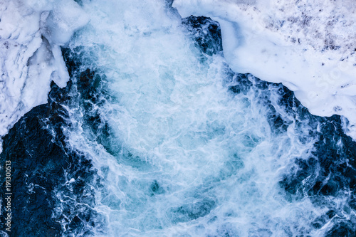 Abstract background water flows in the river