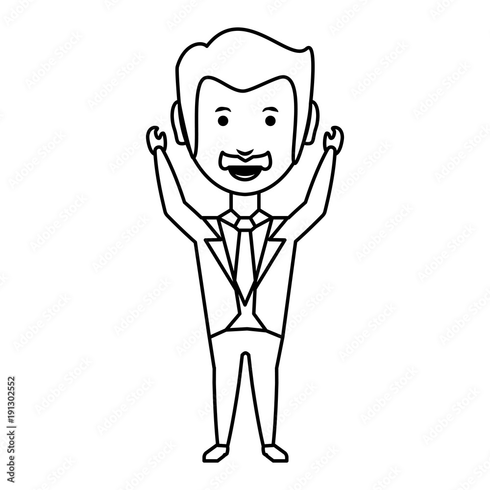 cartoon businessman icon cartoon businessman icon