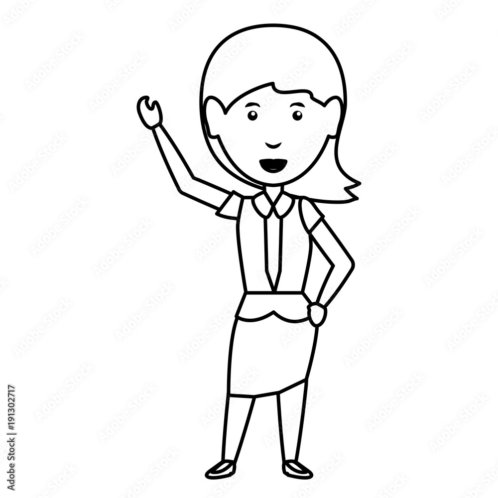 cartoon businesswoman icon cartoon businesswoman icon