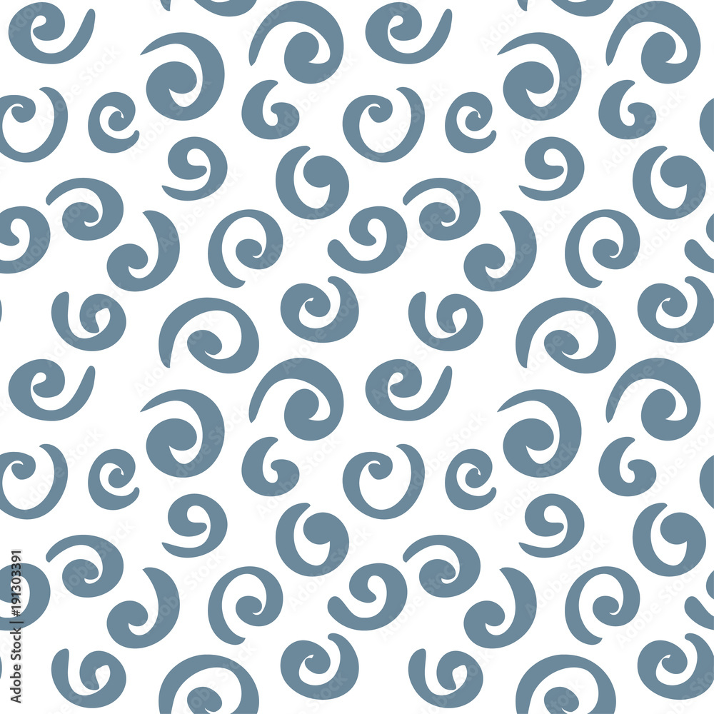 Abstract hand drawn pattern. Scandinavian style. Vector illustration. Perfect for textile