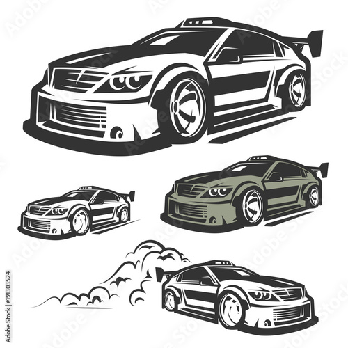 Tuning sport car.