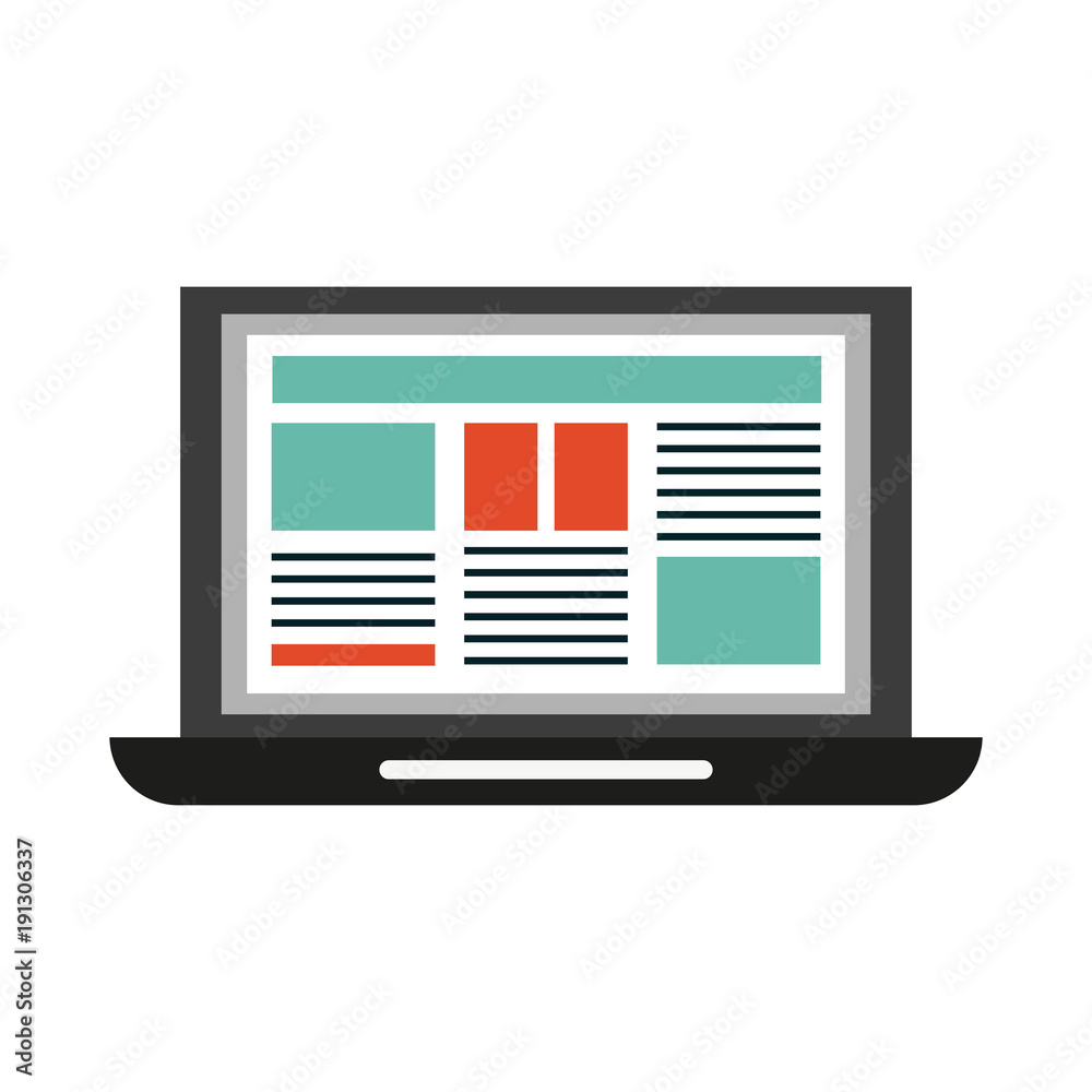 Laptop open isolated icon vector illustration graphic design Laptop open isolated icon vector illustration graphic design
