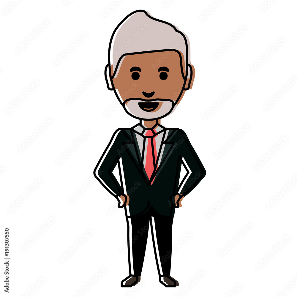 cartoon businessman icon cartoon businessman icon
