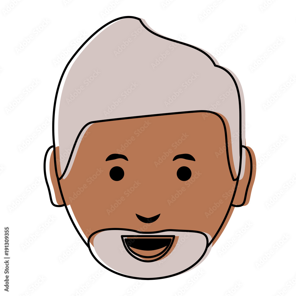cartoon man face icon cartoon man face icon