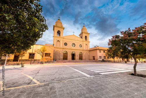 Church in Cafayate in Salta Argentina.