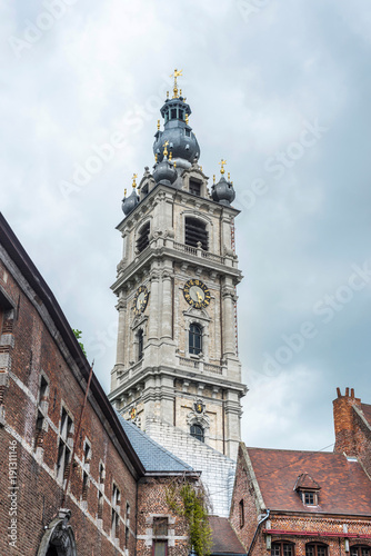 Belfry of Mons in Belgium.