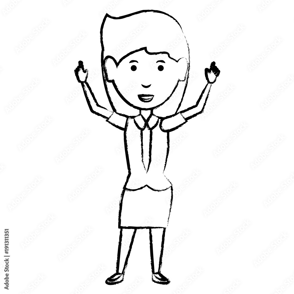 cartoon businesswoman icon cartoon businesswoman icon