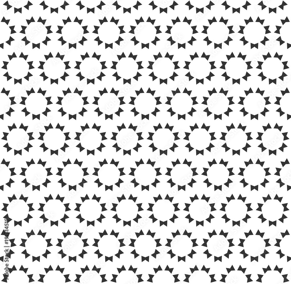 Abstract geometric Seamless pattern . Repeating geometric Black and white texture. geometric decoration