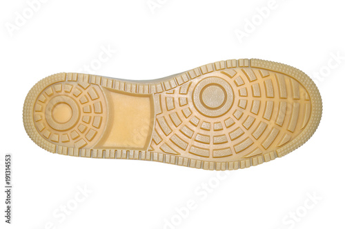 Fashion snickers bottom print pattern isolated on white background