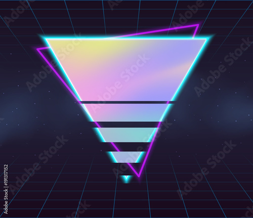 Holographic vector backgrounds. photo