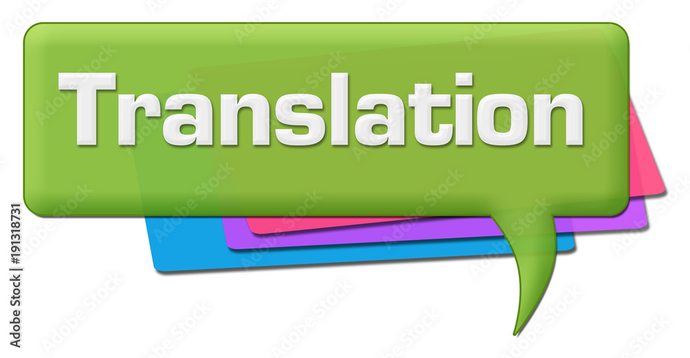 Translation Green Colorful Comment Symbol Translation Green Colorful Comment Symbol