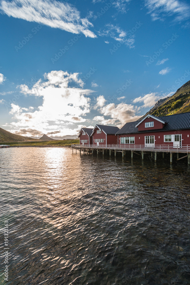 Fototapeta premium Barents Sea in Finnmark, Norway