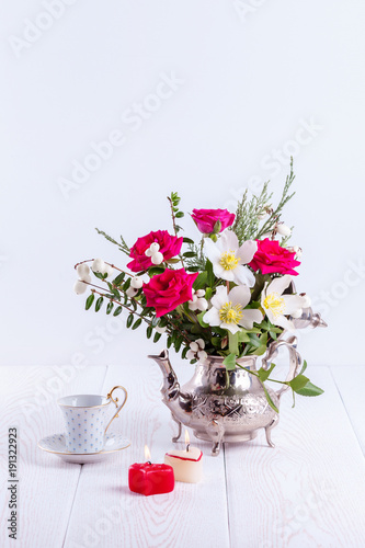 Still life with roses