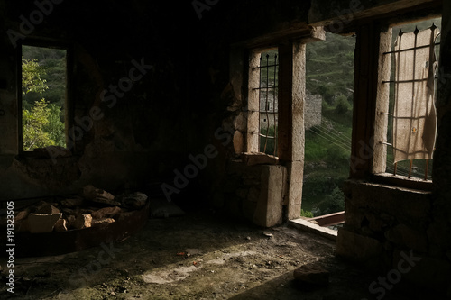 In the abandoned Palestinian village of Lifta, there are a variety of abandoned houses.