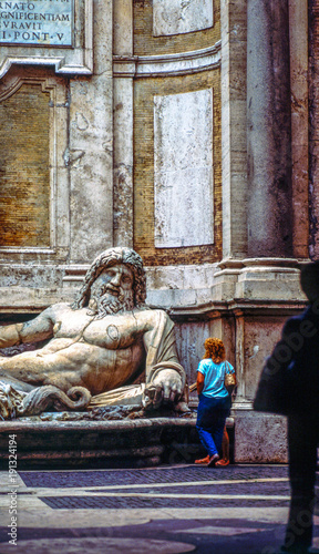Sculpture of Marforio (in the courtyard of Palazzo Nuovo)