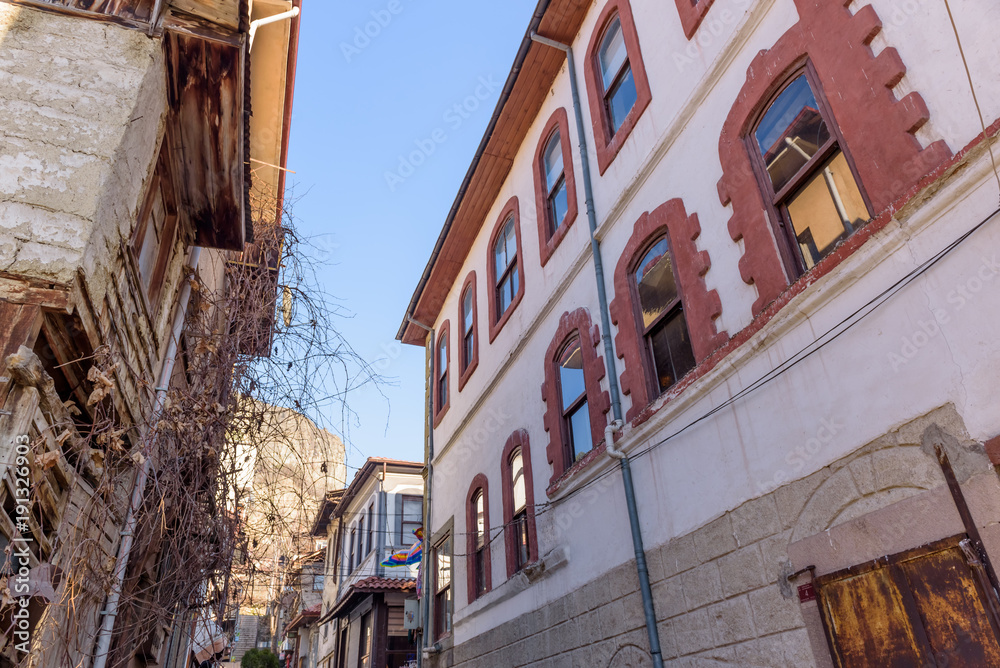 Traditional, old and historical Anatolia houses in Mudurnu